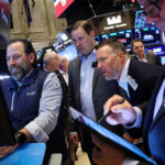 Traders στο χρηματιστήριο της Νέας Υόρκης