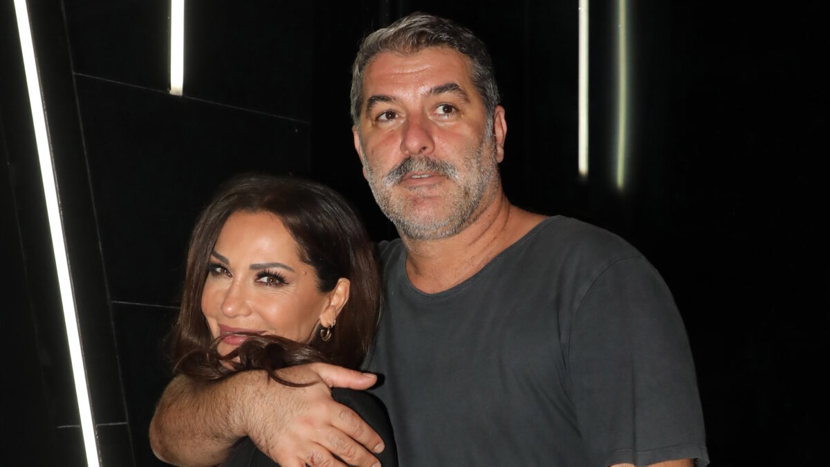 Ο Βασίλης Μπισμπίκης και η Δέσποινα Βανδή