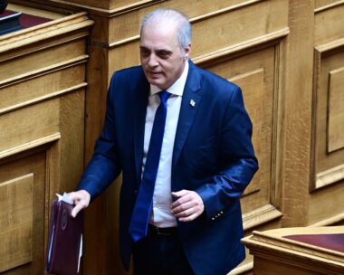 Ο Κυριάκος Βελόπουλος στη Βουλή