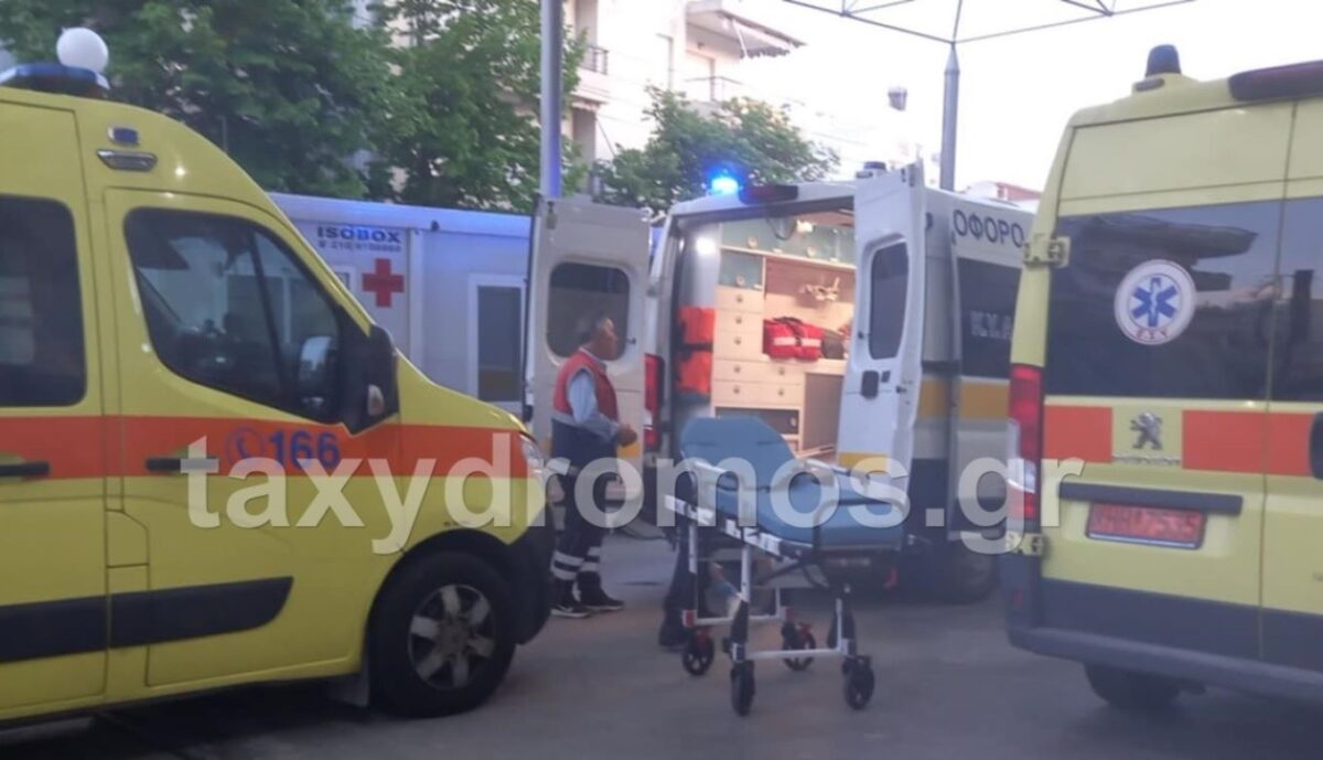 Ο άτυχος άνδρας μεταφέρθηκε στο νοσοκομείο Βόλου
