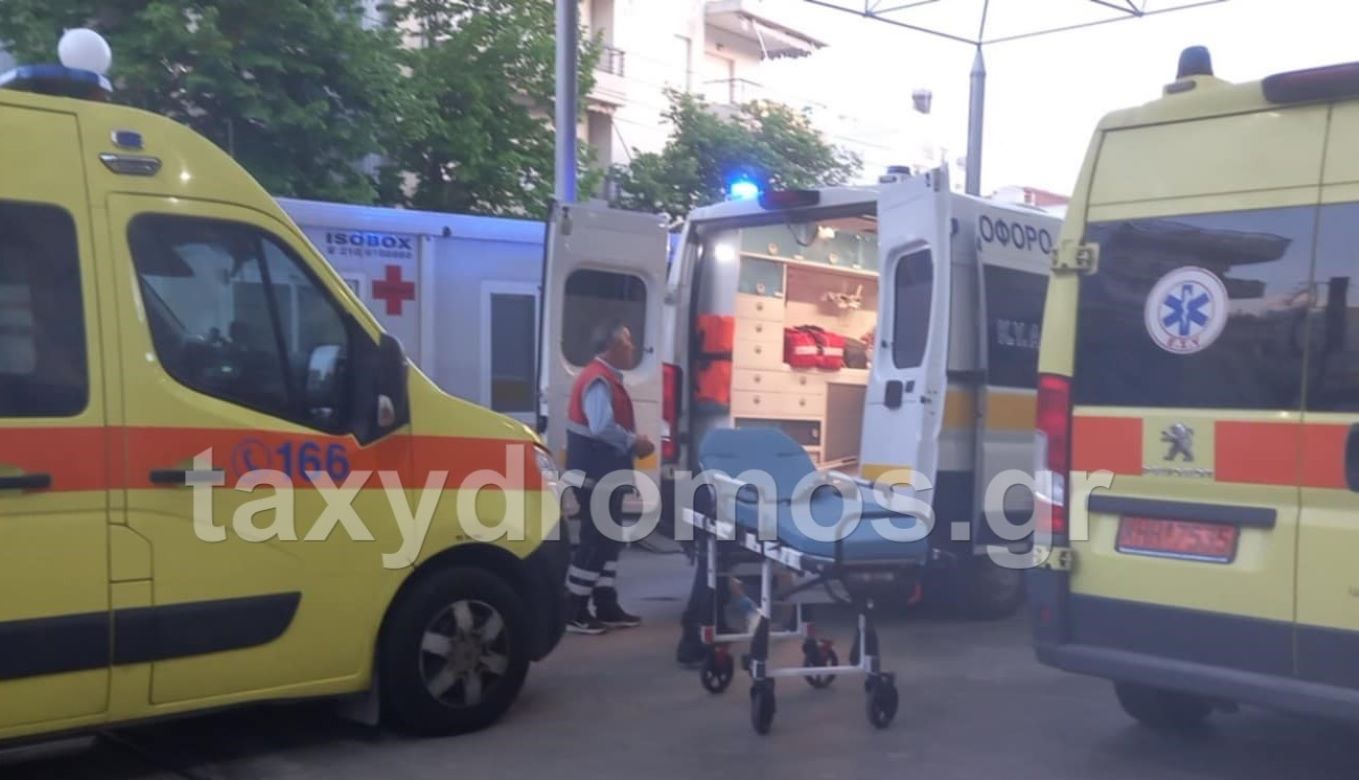 Ο άτυχος άνδρας μεταφέρθηκε στο νοσοκομείο Βόλου