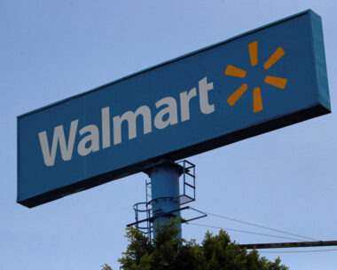 The logo of Walmart is pictured in Mexico City