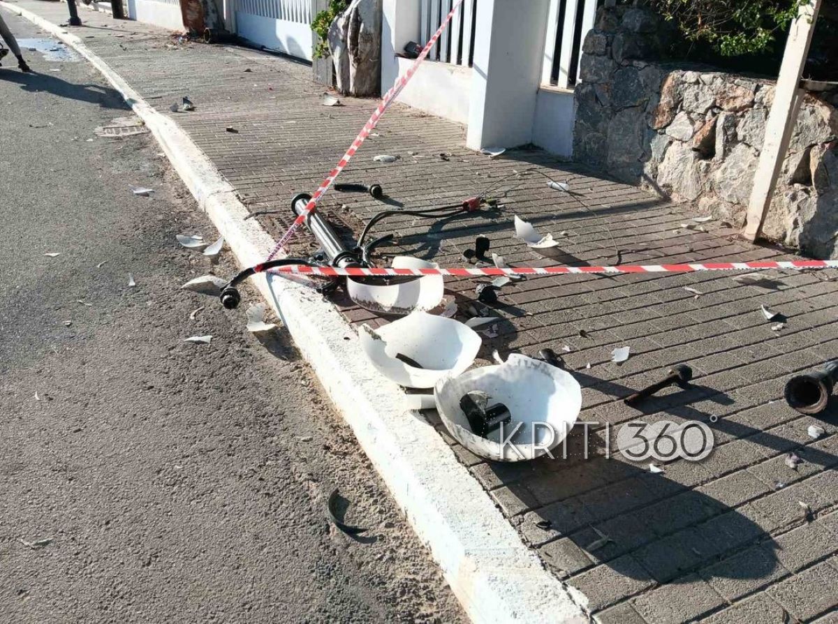 Το σημείο του τροχαίου στσ Χανιά