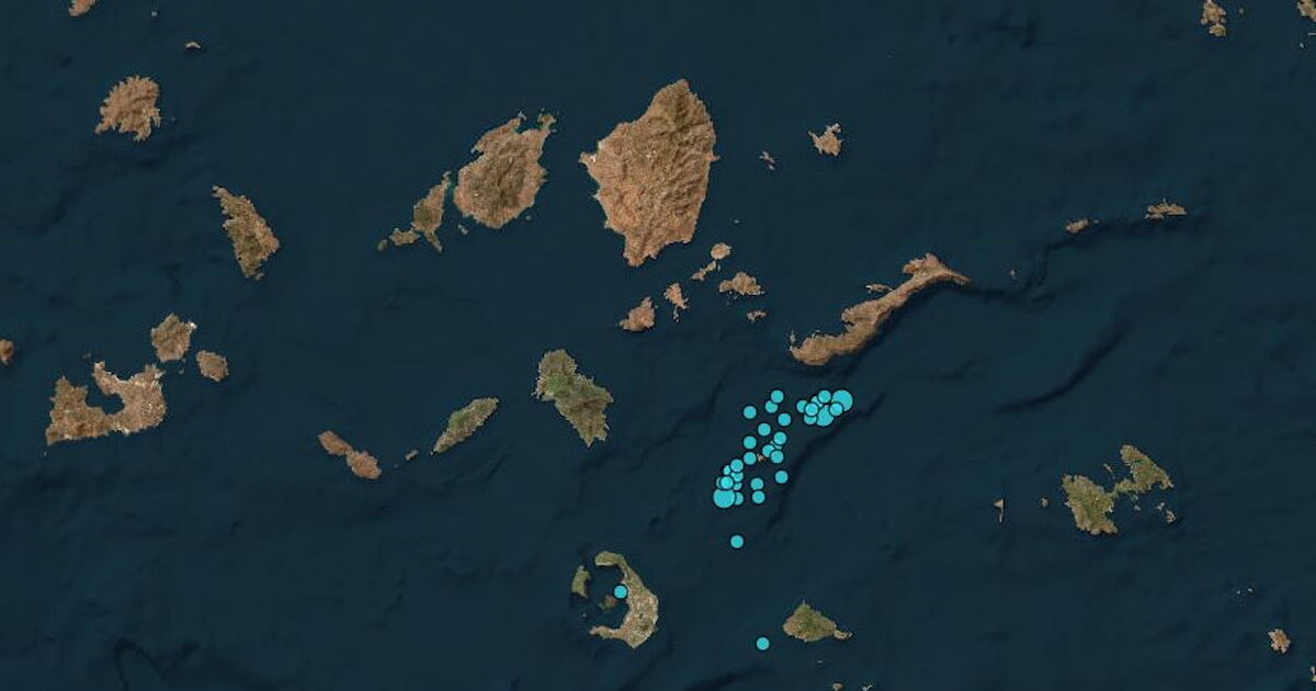 Earthquake 3.6 Richter between Santorini and Amorgos