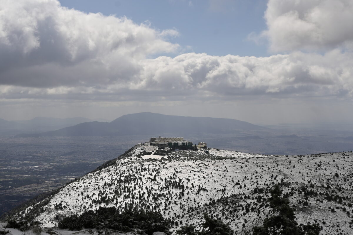 Χιόνια στην Πάρνηθα