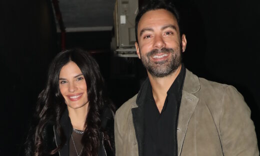 Η Χριστίνα Μπόμπα και ο Σάκης Τανιμανίδης 
 NDPPHOTO