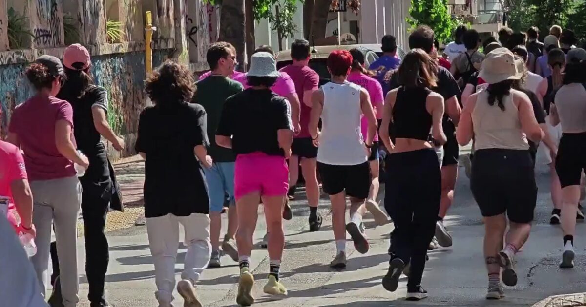 3K Glitter Run: A different race in Athens for World Anti -Omophobia Day