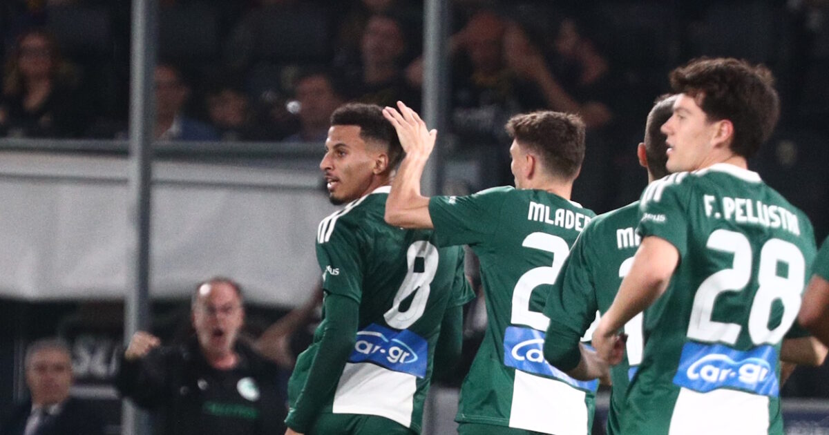 ΑΕΚ – Παναθηναϊκός 1-2: Στο «τριφύλλι» η δεύτερη θέση στα playoffs της Super League με την πρώτη του νίκη στην OPAP Arena