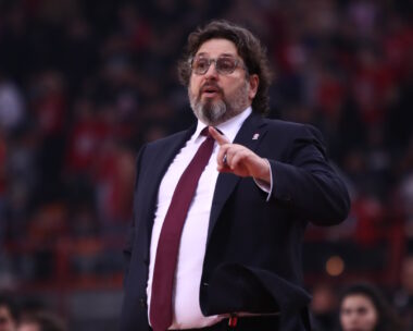 Ο προπονητής της Ζαλγκίρις, Αντρέα Τρινκιέρι (ΦΩΤΟ KLODIAN LATO