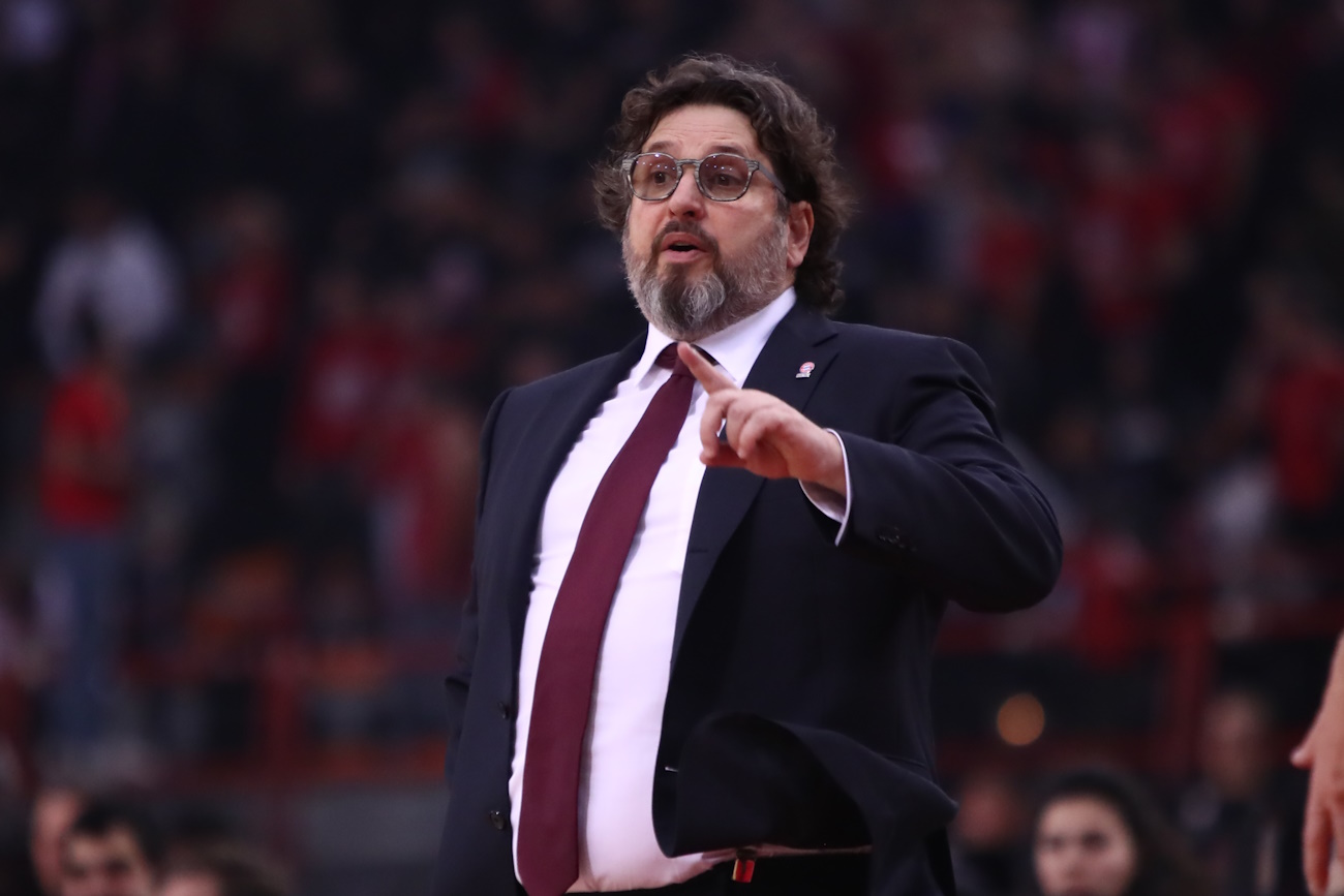Ο προπονητής της Ζαλγκίρις, Αντρέα Τρινκιέρι (ΦΩΤΟ KLODIAN LATO