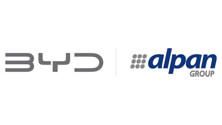 Τα logo της BYD και Alpan Group