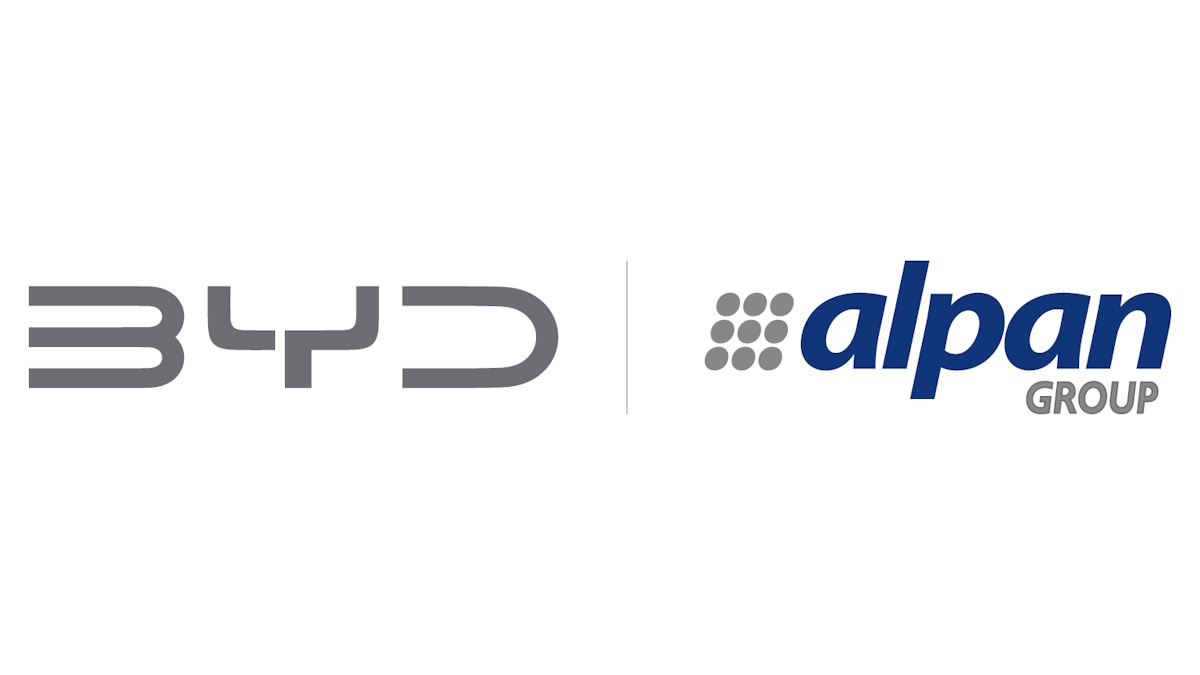 Τα logo της BYD και Alpan Group