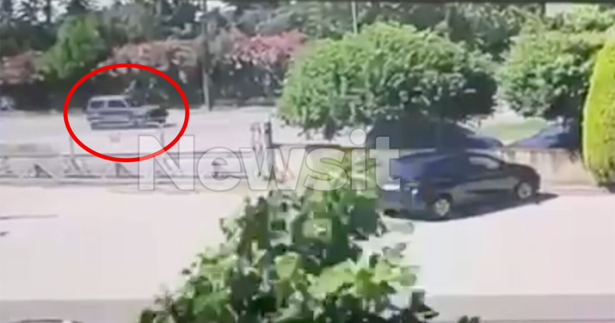 Thessaloniki: The car of the Turkish mafia shortly before the shootings to the EYP agents – video documents