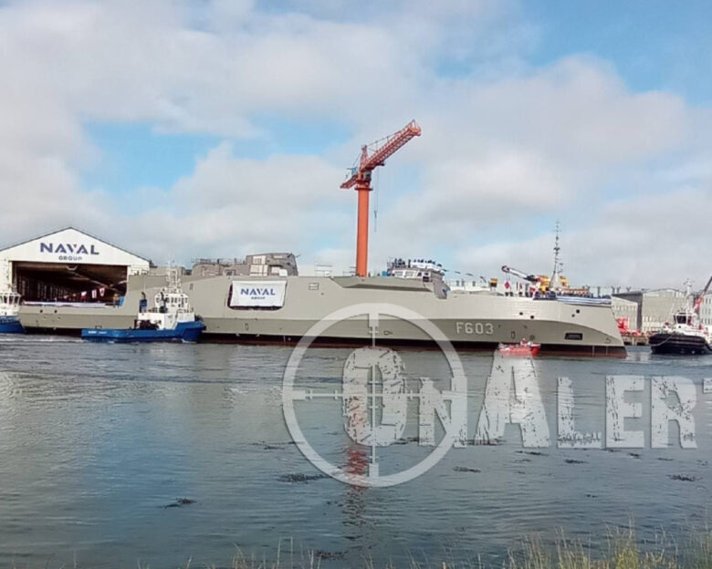 Έπεσε στο νερό η τρίτη φρεγάτα FDI Belharra «Φορμίων» του Πολεμικού Ναυτικού – Εντυπωσιακές εικόνες