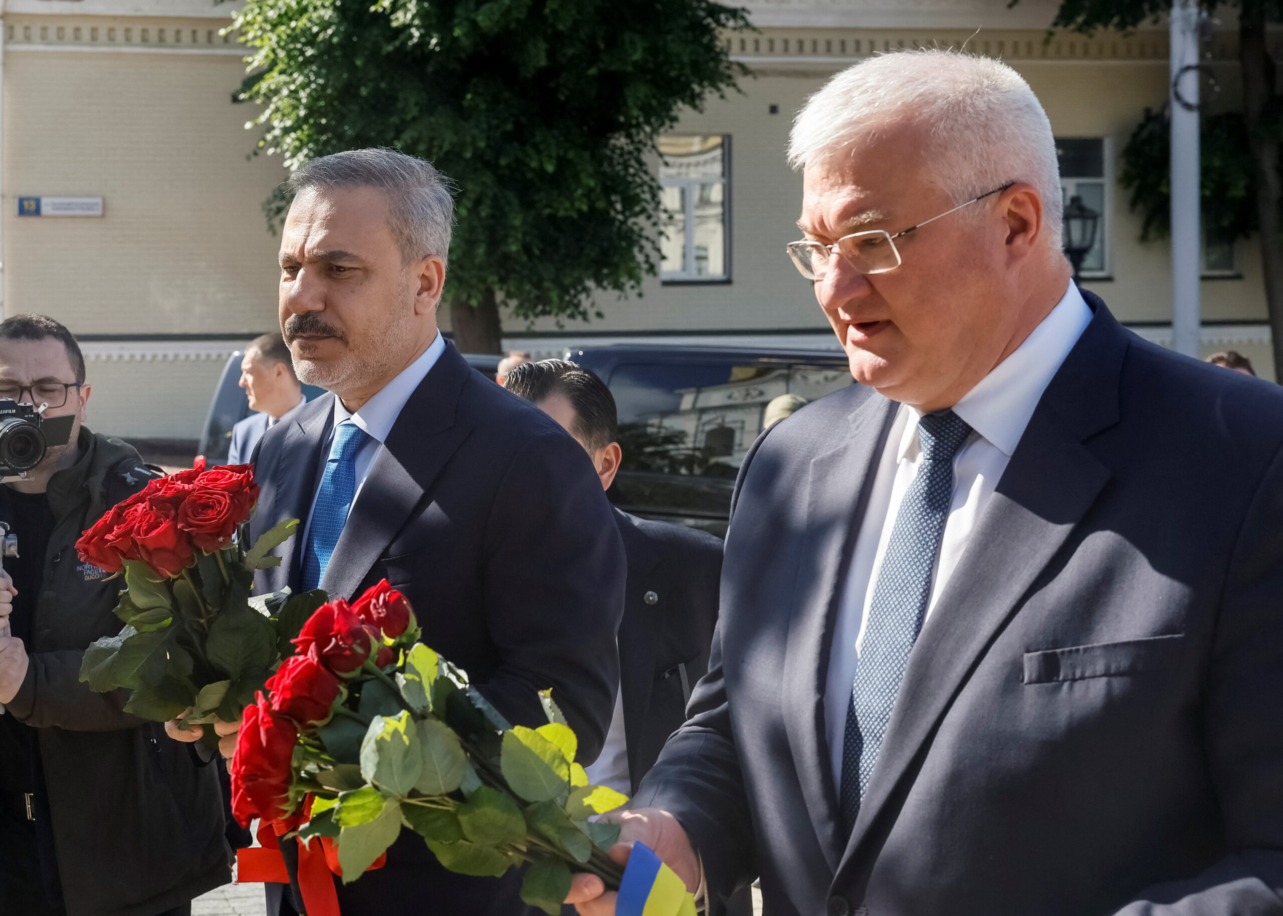 Χακάν Φιντάν και Αντρίι Σιμπίχα