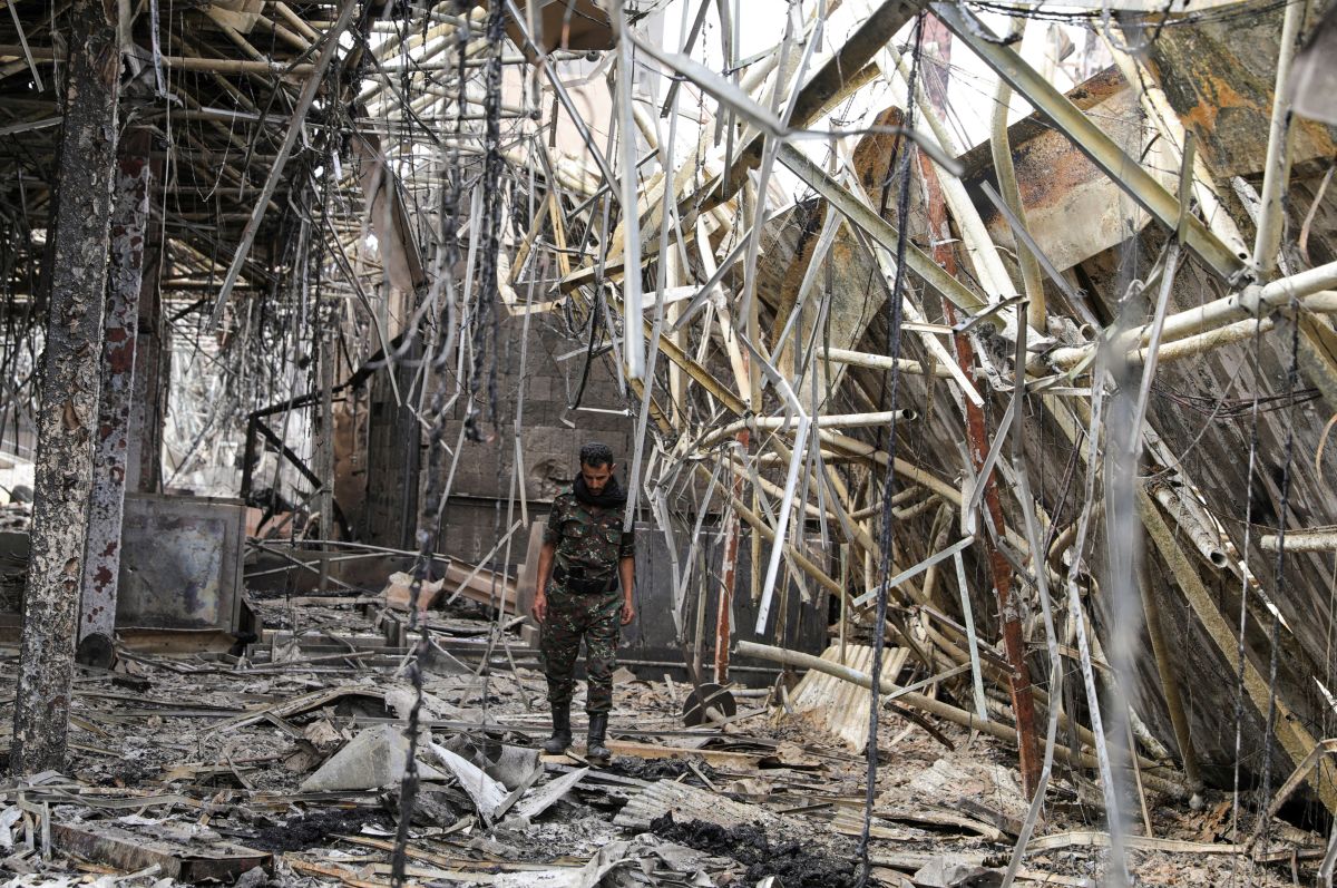 Aftermath of an Israeli airstrike, in Sanaa Ινδία Πακιστάν