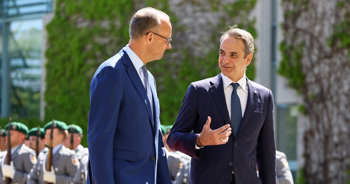 «Σε καλωσορίζω εγκάρδια στο Βερολίνο» ανάρτησε στα ελληνικά ο Μερτς για τη συνάντηση με Μητσοτάκη