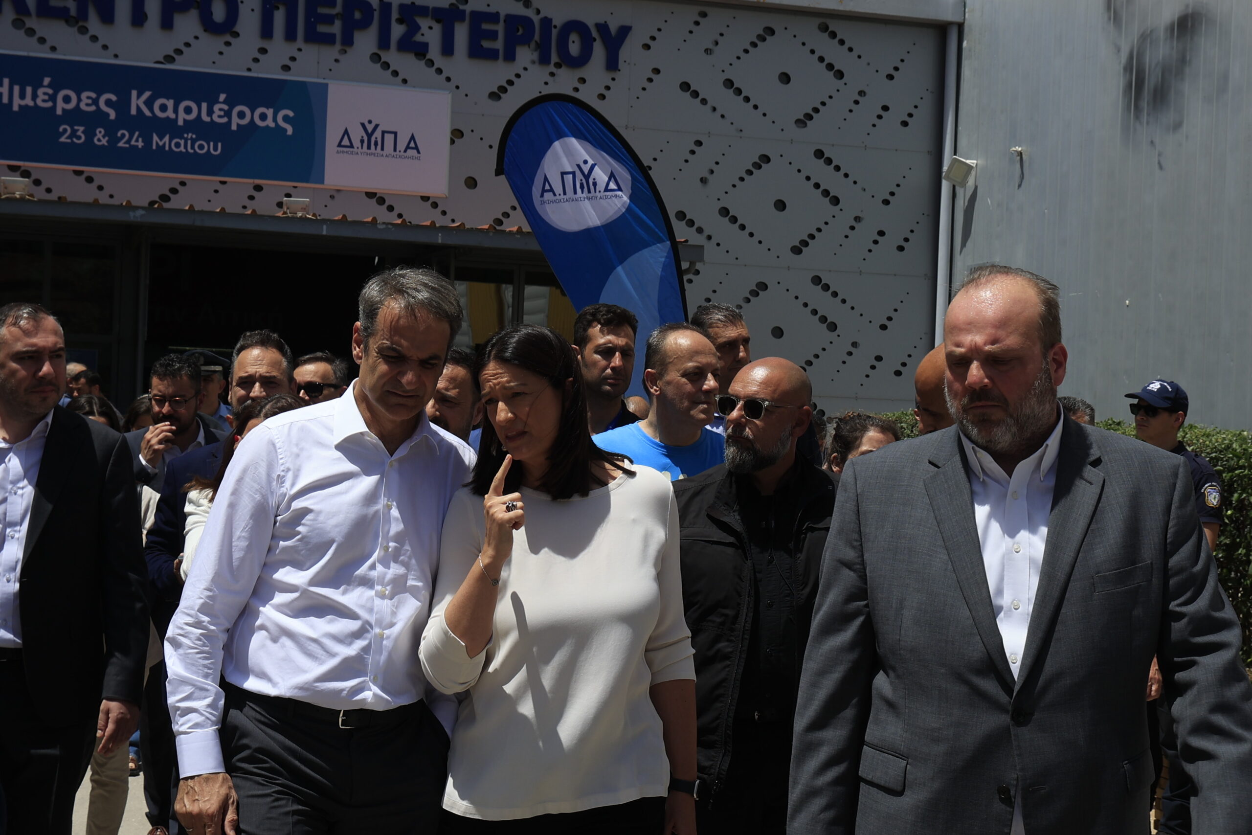 Κυριάκος Μητσοτάκης και Νίκη Κεραμέως