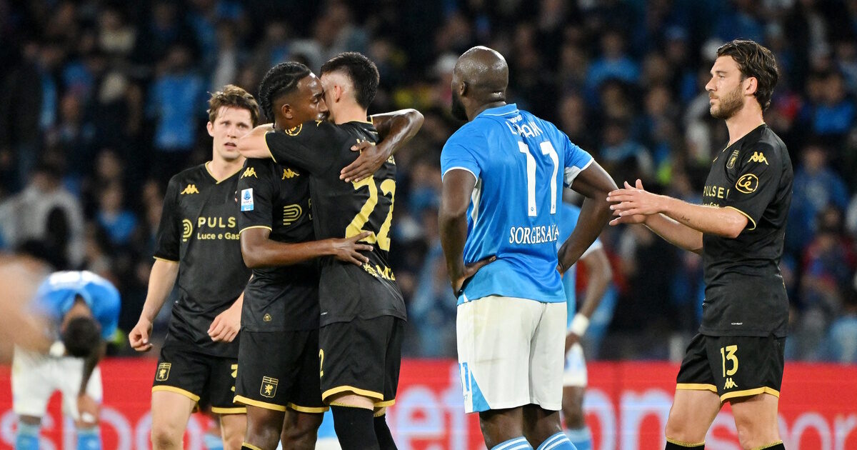 Napoli-Genoa 2-2: “Bloc” for “Parthenopi” and “Fire” on top of Serie A