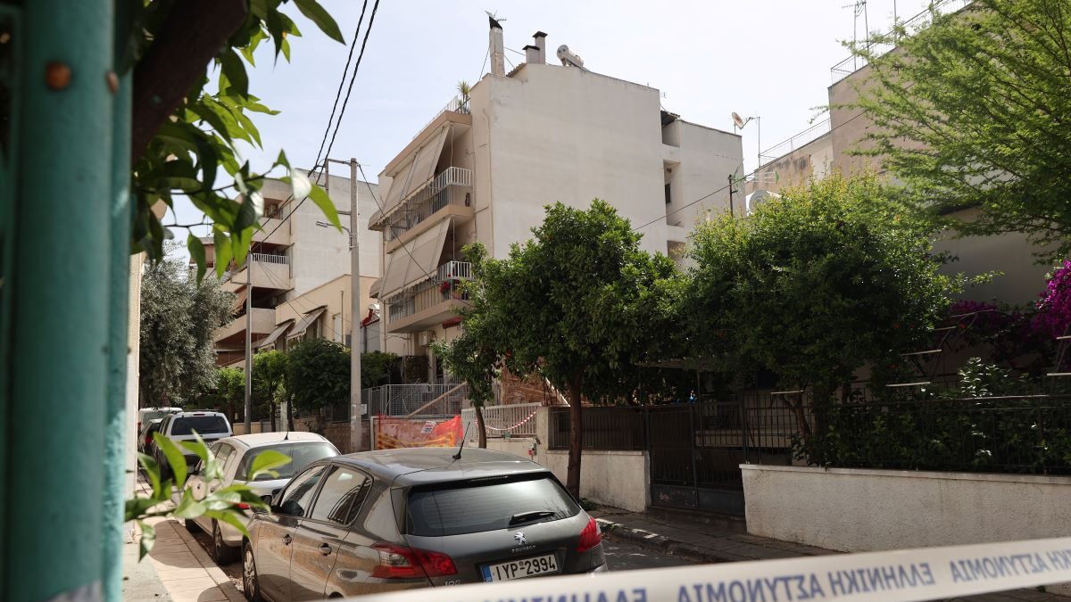 Το σπίτι όπου διαπράχθηκε η δολοφονία, στη Νέα Χαλκηδόνα