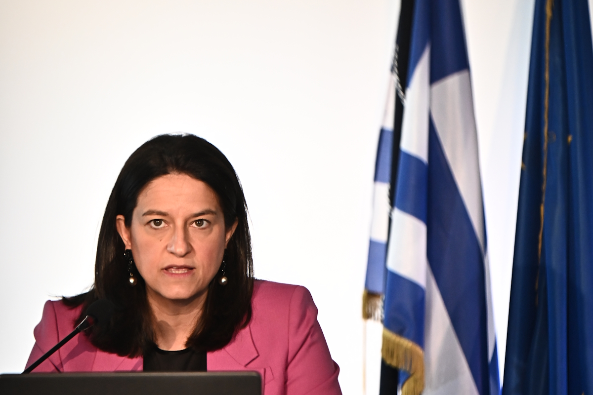 Η Υπουργός Εργασίας και Κοινωνικής Ασφάλισης, Νίκη Κεραμέως