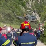 Αεροδιακομιδή του παιδιού από τον ποταμό Νέδα