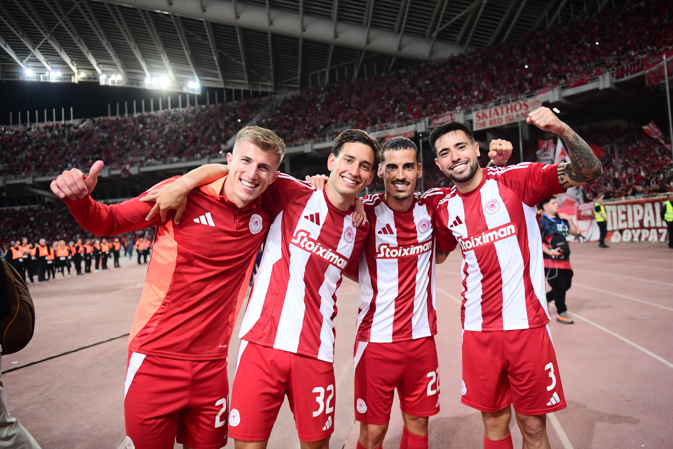 Οι παίκτες του Ολυμπιακού