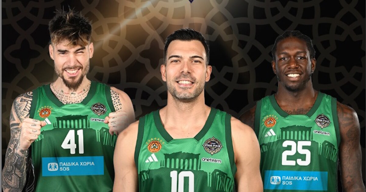 With SOS Children’s Villages in his jersey Panathinaikos Aktor in Euroleague Final 4