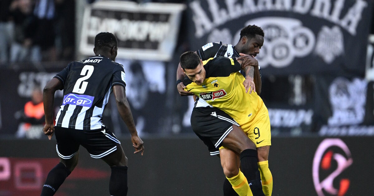 ΠΑΟΚ – ΑΕΚ live στο φινάλε των playoffs της Super League