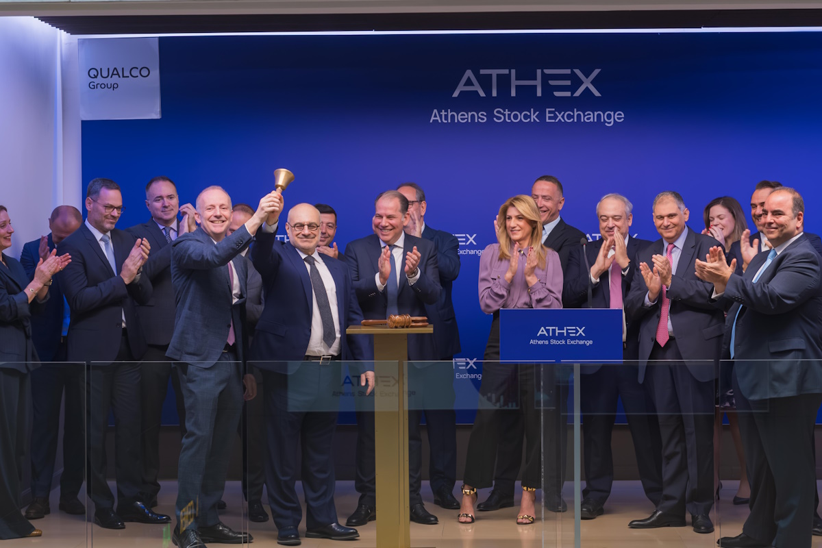 O διευθύνων σύμβουλος της Qualco Group χτυπάει το καμπανάκι στο Χρηματιστήριο Αθηνών