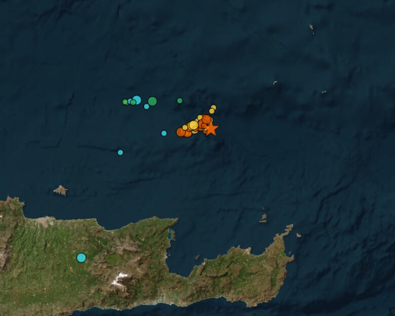 Σεισμός 3,6 Ρίχτερ στην Κρήτη από το ίδιο επίκεντρο των 6,1 βαθμών