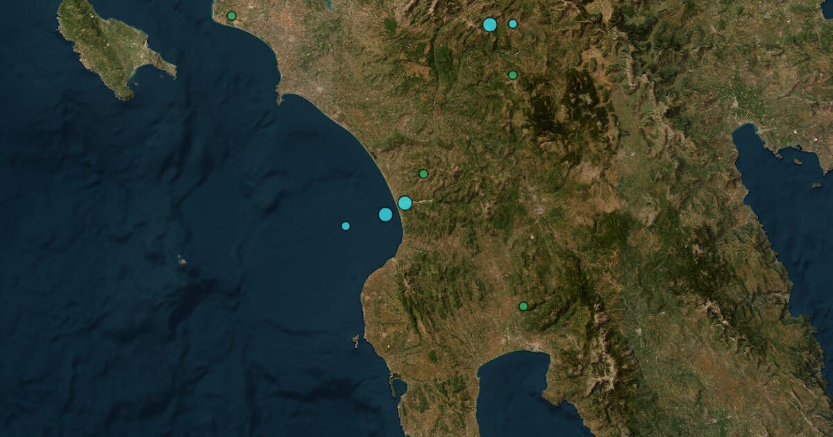 Earthquake 3.5 Richter in Ilia, felt in Patras and Kalamata
