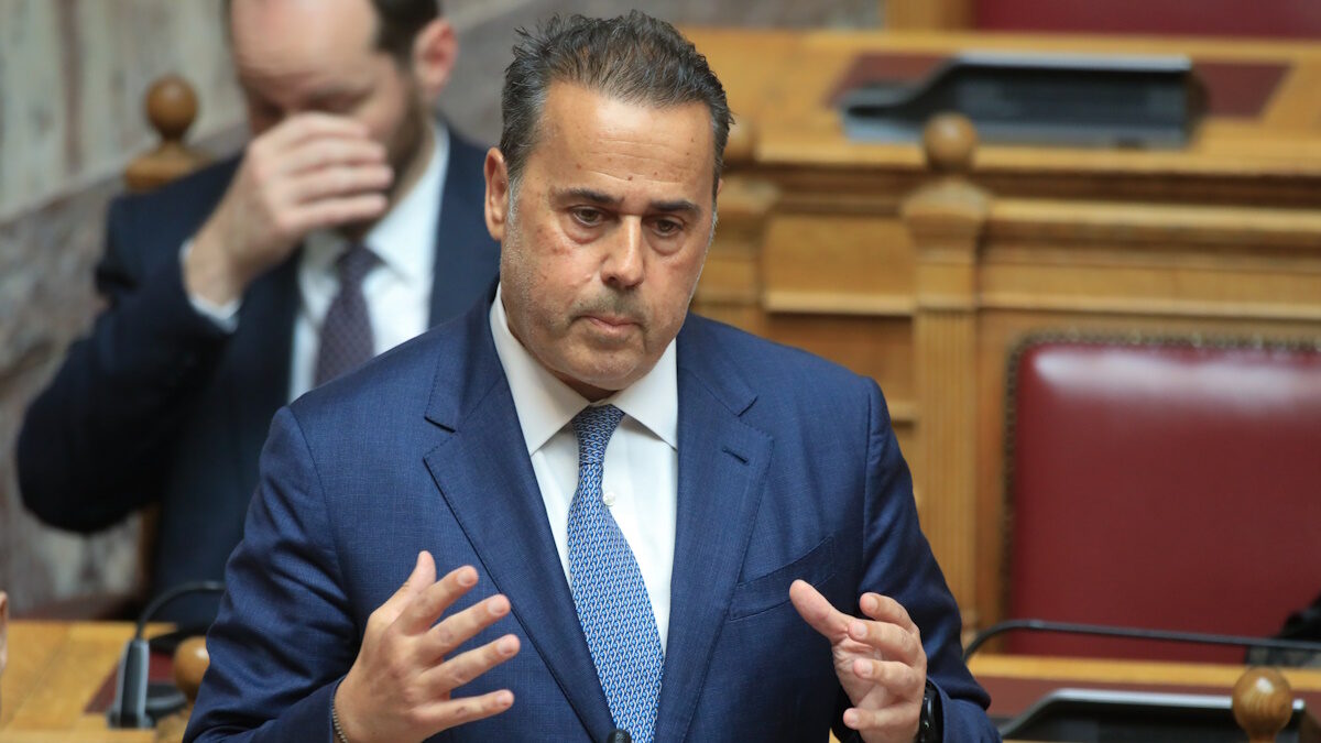 Ο Σταύρος Παπασταύρου στην Βουλή