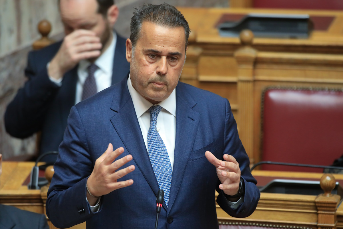Ο Σταύρος Παπασταύρου στην Βουλή