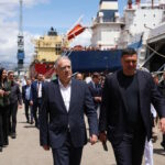 ο Υπουργός Ανάπτυξης, Τάκης Θεοδωρικάκος, μαζί με τον Υπουργό Ναυτιλίας και Νησιωτικής Πολιτικής, Βασίλη Κικίλια