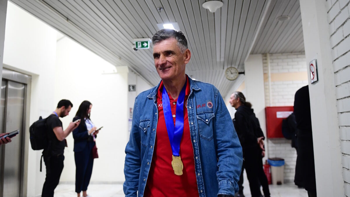 Ο προπονητής του Ολυμπιακού, Χοσέ Λουίς Μεντιλίμπαρ (ΦΩΤΟ ΓΙΩΡΓΟΣ ΜΑΤΘΑΙΟΣ