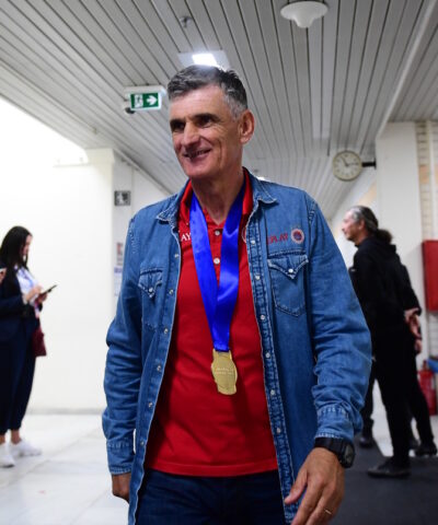 Ο προπονητής του Ολυμπιακού, Χοσέ Λουίς Μεντιλίμπαρ (ΦΩΤΟ ΓΙΩΡΓΟΣ ΜΑΤΘΑΙΟΣ