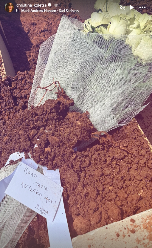 Η ανάρτηση της Χριστίνας Κολέτσα