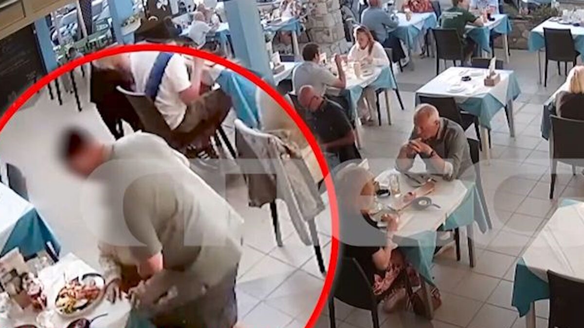 Ο ιδιοκτήτης της ταβέρνας στη Ζάκυνθο σώζει την πελάτισσα