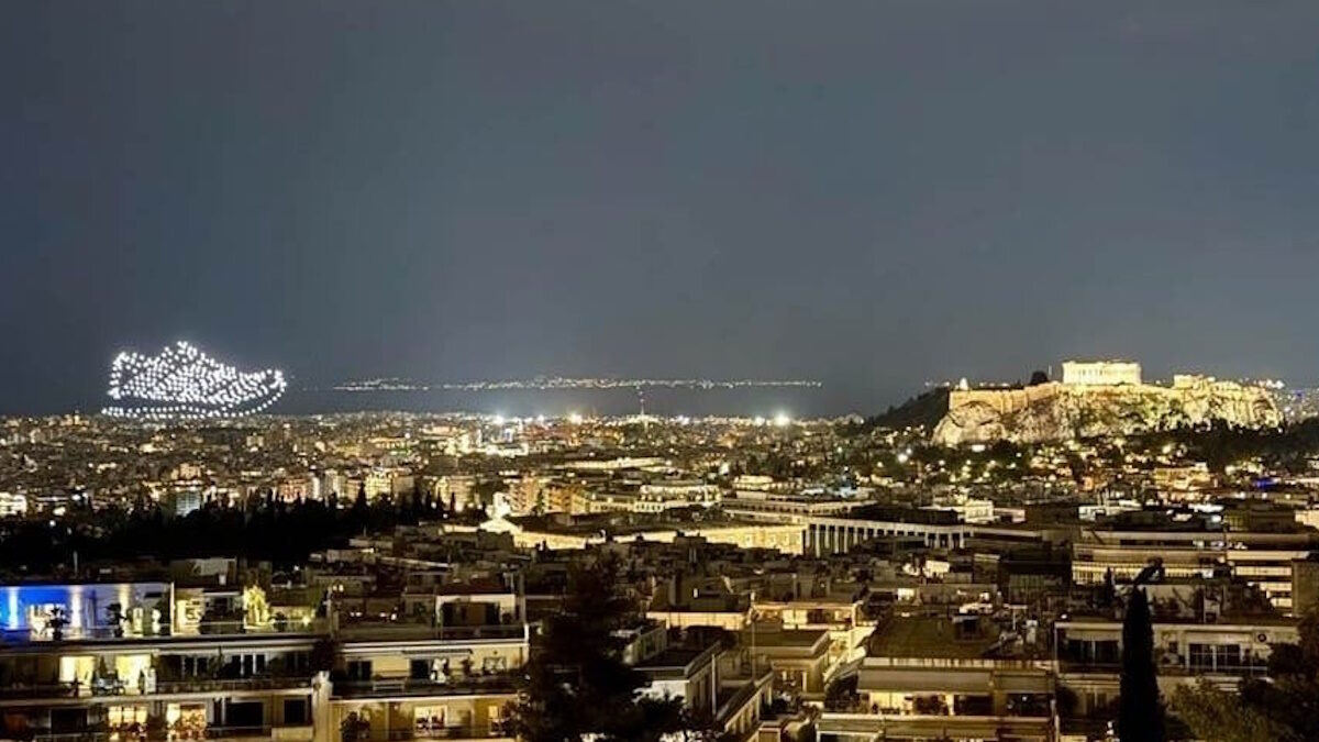 Ένα σόου με drone