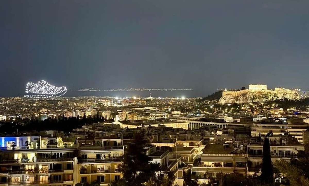 Ένα σόου με drone