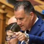 Ο υπουργός Υγείας Άδωνις Γεωργιάδης στη Βουλή