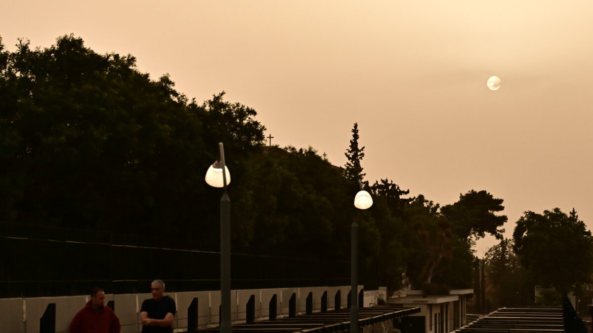 Αφρικανική σκόνη πάνω από την Αθήνα