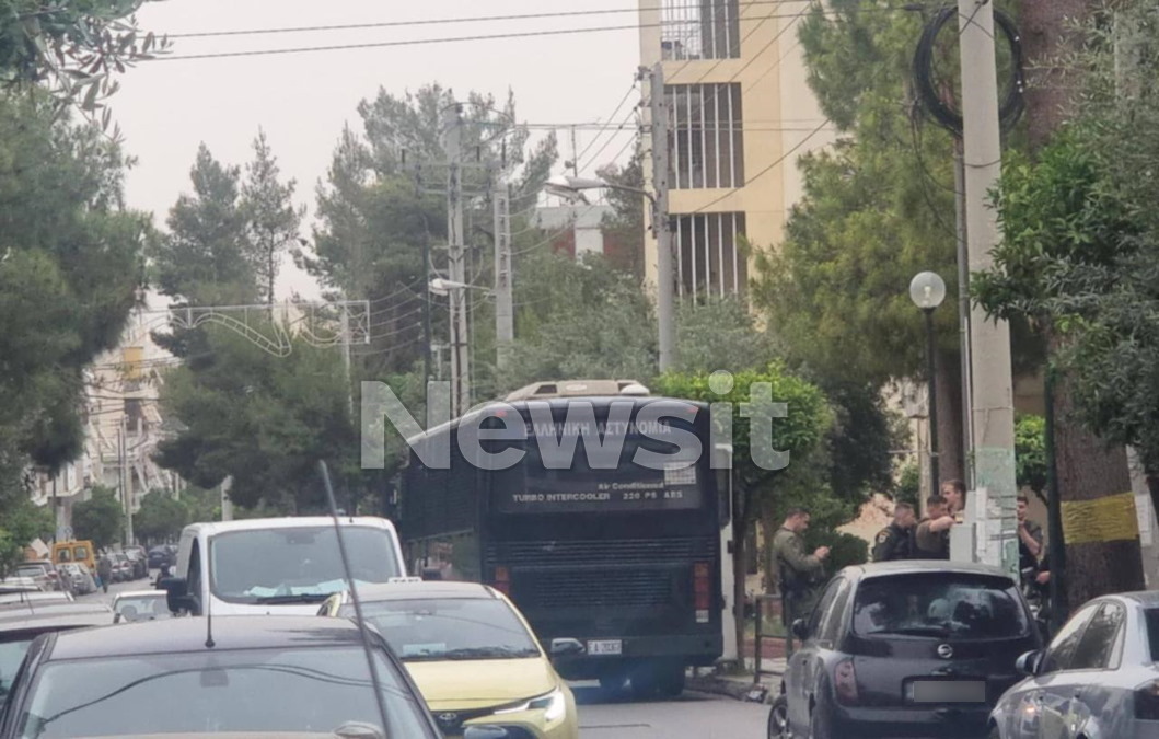 Από την εκτεταμένη αστυνομική επιχείρηση στην Αγία Βαρβάρα