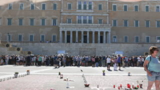 Τουρίστες στο Σύνταγμα