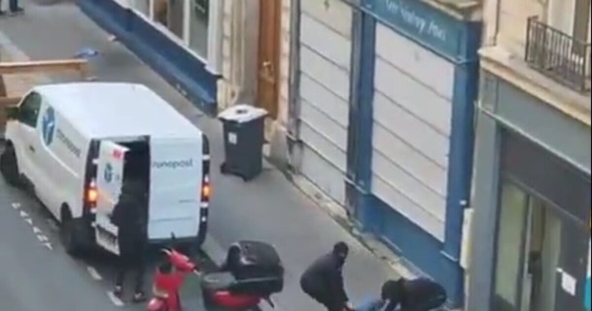 Paris: Video with the dramatic attempt to kidnap 34 -year -old daughter businessman in the field of cryptocurrencies – “Help, Pregnant”