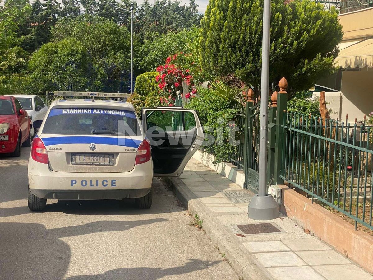 Περιπολικό της αστυνομίας σε επεισόδιο με πυροβολισμούς στην Ευκαρπία Θεσσαλονίκης