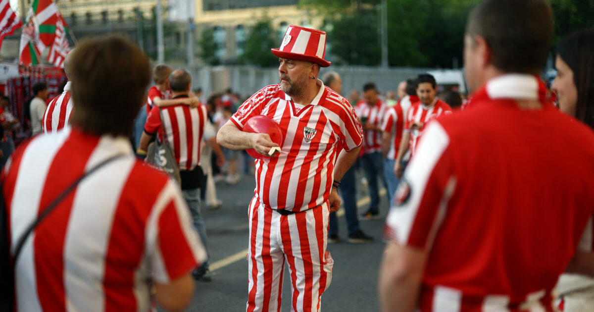 Athletic Bilbao – Manchester United: Awesome pictures by Basque fans before the Europa League semifinals
