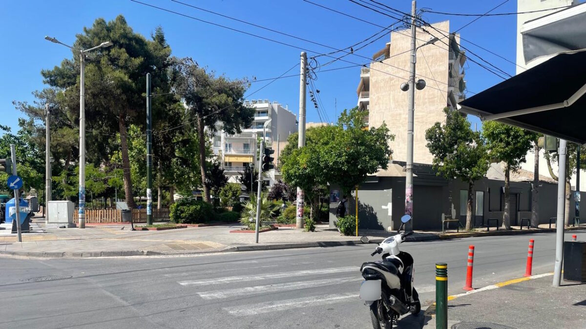 Το σημείο όπου έγινε η παράσυρση στα Καμίνια