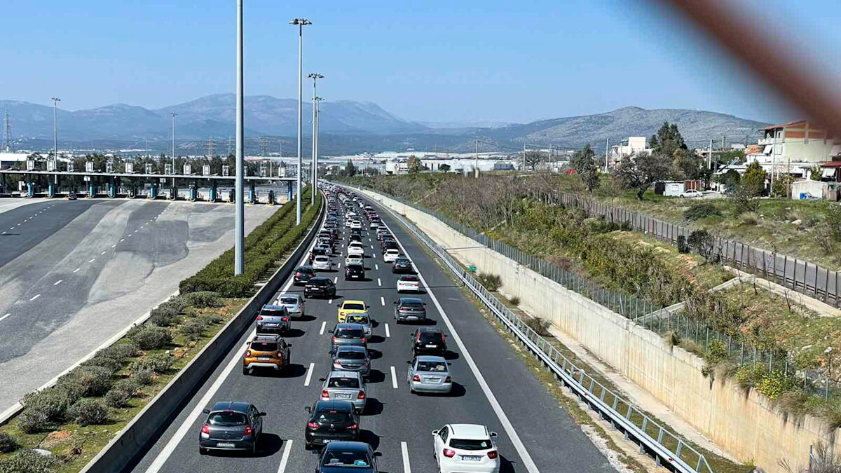 Στιγμιότυπο από την Αττική Οδό